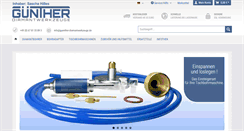 Desktop Screenshot of diamantwerkzeuge-guenther.de
